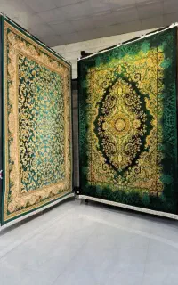 جدیدترین مدل فرش 700 شانه/ نقره ای دودی