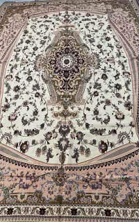 روفرشی یزد دو رنگ کرم زرشکی