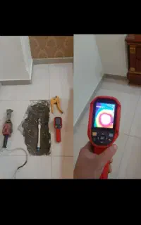 نشت یابی رفع نم ترمیم لوله کشی بنائی کاشیکاری
