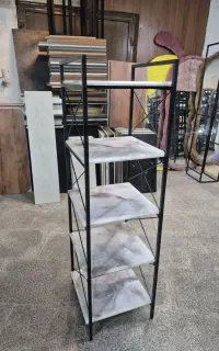شلف و کتابخانه چوبی فلزی