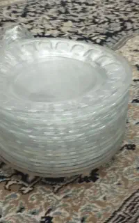 سرویس غذاخوری شیشه‌ای