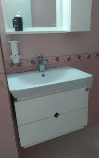 روشویی کابینتی با آینه