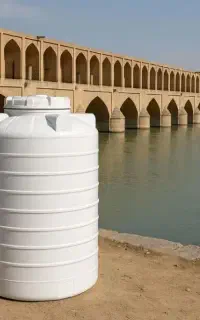 مخزن اب انواع تانک اب عمودی افقی ضد جلبک سه لایه