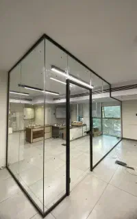 شیشه سکوریت میرال پارتیشن شیشه ای نرده شیشه ای
