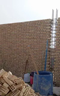 بنا ساختمان پی،اجر چینی ، بلوک چینی