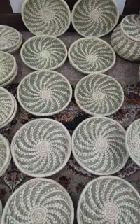 دیوارکوب.سینی حصیری کپو