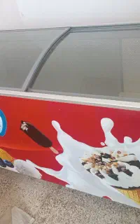 فریزر صندوقی درب شیشه ای