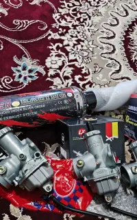 اگزوز قهرمانی هوندا و کاربراتور pz33 250و 300واقعی