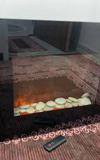 بخاری برقی طرح شومینه