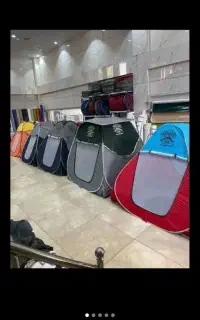 چادر شش ضلعی کلاهک دار مسافرتی چهار کاره