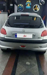 پژو ۲۰۶ تیت ۲ مدل ۹۹ فوق‌العاده تمیز