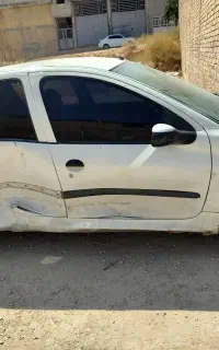 پژو 206مدل89 تصادفی