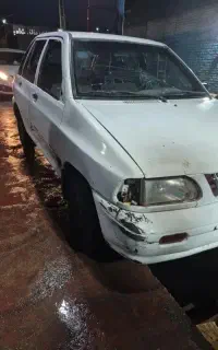 پراید۱۴۱ مدل۸۴ بی رنگ شاسی پلم