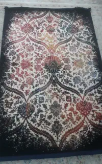 قالی سلیمان مدرن سرمه ای