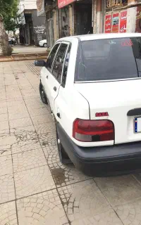 پراید مدل ۸۷ بی رنگ شاستی پلمپ