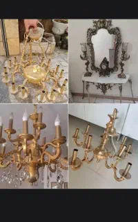فروش بالا ترین خرید.ا.ر لووستر های طلایی و برنزی