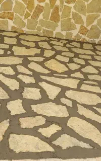 اجرای سنگ فرش و جدول کشی