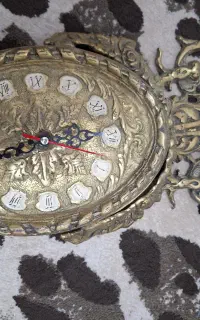 ساعت دیواری برنجی