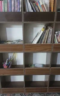قفسه حبوبات و کتابخونه
