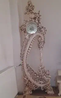 ساعت ایستاده چوبی