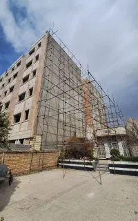 اجاره داربست فلزی تخته الوار بشکه خرک