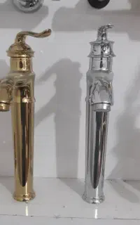 شیر روشویی پایه بلند کروم