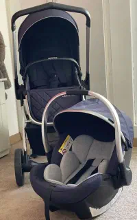 سرویس سه تکه کالسکه ، کریر و ساک کودک