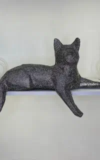 گربه گرافیکی نگینی