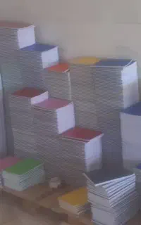 دفتر سیمی ۵۰ برگ جلد طلقی