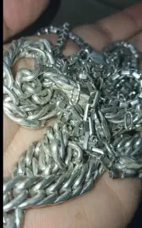 نقره شکسته و سالم