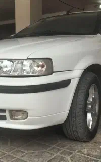 فروش ماشین سمند سفید ای اف سون  زیمنس بنزینی