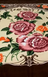 دو عدد پتوی گلبافت