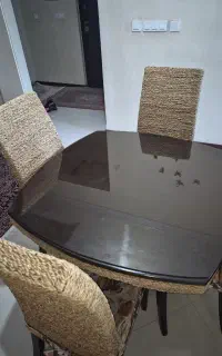 میز ناهار خوری چهار نفره بامبو اصل