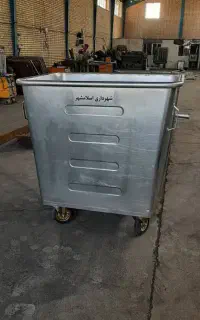 مخزن گالوانیزه و چرخ مخزن گالوانیزه