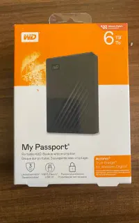 هارد اکسترنال شش ترابایت حافظه wd my passport