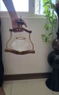 لوستر حبابی تک لامپه