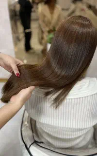 انجام خدمات احیا و صافی مو کراتین و ابریشم سازی