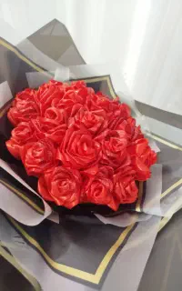دسته گل روبانی فروشی