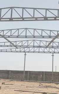 سوله و سالن مرغداری. سایبان  سبک. سازی