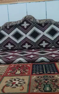 دو عدد مبل خلیجی با زیر و پشتی