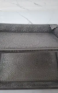 سینی و قاشق چای خوری ست