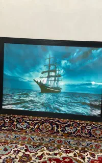 تابلوی کشتی چراغ دار