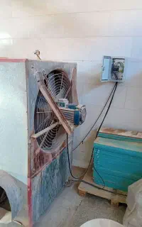 بخاری گلخانه ای مشعل دار