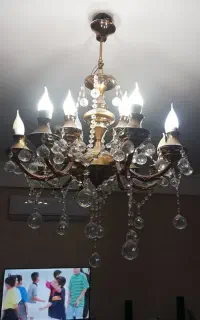 لوستر طرح برنز