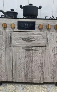 با سلام پرده و گاز با کابینت