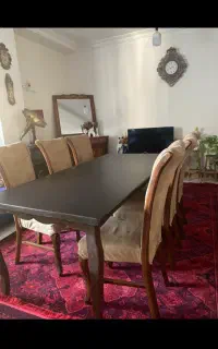 میز چوبی مستطیل