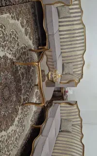 مبل کویین  فرانسوی چوب راش