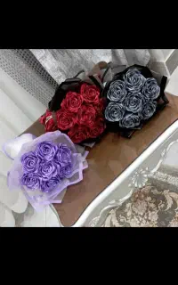 گل روبانی 7شاخه