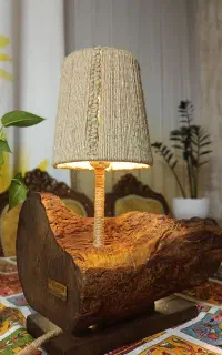 چراغ چوبی رومیزی / مدل رامش