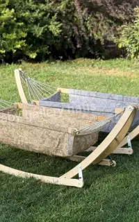 گهواره سنتی سیسمونی نوزاد تخت کنار مادر ننو مدل a